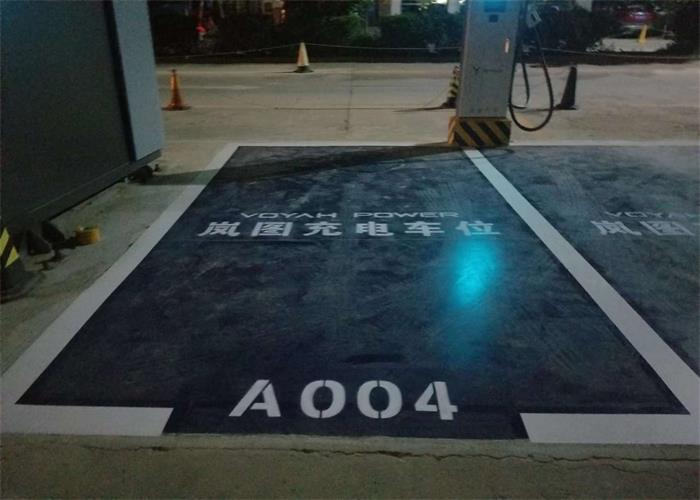石家莊4s店停車(chē)位環(huán)氧施工收尾中！